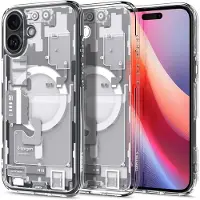 Spigen Ultra Hybride Zero One (MagFit) (iPhone 16 Plus), Smartphonehoes, Wit