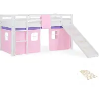 Homestyle4u Hoogslaper - 90x200 cm - Wit - met lattenbodem