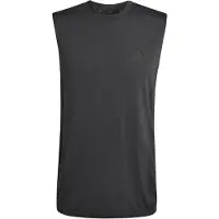 Adidas Workout Essentials Seamless Sleeveless T-shirt Zwart L / Regular Man