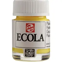 Bruynzeel Ecola plakkaatverf fles 16ml citroengeel (primair) 205