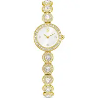 Swarovski Analoog horloge 'UNA' goud / transparant