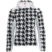Mountain Peak Dames hoodie met rits van twee materialen met borstbadge