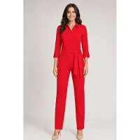 MI PIACE Travel Jumpsuit Dames - Rood - Maat XS/34 - 202033