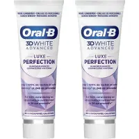Oral-B 3D White geavanceerde tandpasta luxe perfectie 2 x 75 ml