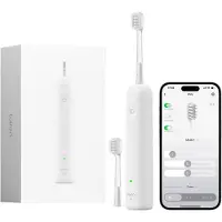 Laifen Wave Special editie elektrische tandenborstel - oscillerende & vibrerende sonische tandenborstel voor volwassenen met app en 2 opzetborstels (wit)