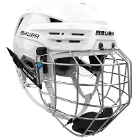 Bauer IJshockeyhelm RE-AKT 90 Combo White Senior S