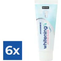 Sence Fresh Tandpasta Whitening Fluor Fresh 75 ml - Voordeelverpakking 6 stuks