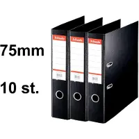 Esselte 10 x Ordner Basic - rug 75mm - A4 - Zwart