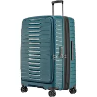 Stratic Novium 4 wielen Trolley L 75 cm met uitbreidingsplooi petrol