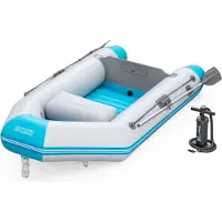Bestway Oplaasboot - Blauw/wit - 130 X 230 X 33cm