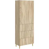 vidaXL Kast Set 2 st Sonoma Eiken Bewerkt hout