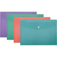 Esselte Colour'Breeze projectomslag A4, PP, assorti, pak van 4