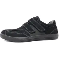 Jomos Herrenschuhe Slipper Klettschuh Schwarz Freizeit