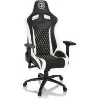 Hjh OFFICE GAMEBREAKER SX 04 - Gamestoel Zwart/Wit