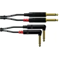 Cordial CFU 1.5 PR Dubbele jack-kabel 1,5 m - Audio kabel