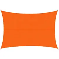 Casa Pura Zonnescherm 5 x 7 m - Oranje - Rechthoekig - incl. bevestigingsmateriaal - Scheurvast polyesterweefsel - Waterafstotend geïmpregneerd - Zonwering