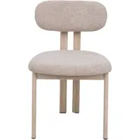 Giga Meubel Eetkamerstoel Noor Beige/Travertin