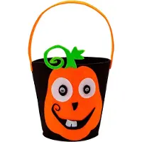Widmann - Halloween Kostuum - Trick Or Treat Snoeptas Grappige Pompoen - Oranje - Halloween - Verkleedkleding