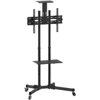 Value LCD/TV rolstandaard, zwart, tot 50 kg (37" tot 70")