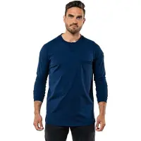 Chaud Devant T-shirt Valenta Ufx Navy Ls | Maat: L