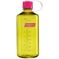 Nalgene - Narrow Mouth Bottle - drinkfles - waterfles - 1000ml - BPA free - SUSTAIN - Endive w/Fuchsia Purple NIEUW