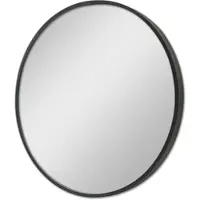 En.casa Spiegel Modugno hangend rond Ø40cm zwart