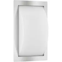 LCD LED-wandlamp buiten Ivett, alu / grijs / zink, Roestvrij staal, Modern, LED wandlamp buiten