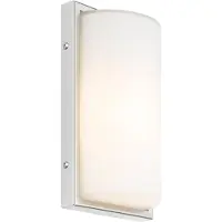 LCD Wandlamp buiten MIKKA, alu / grijs / zink, Roestvrij staal, Modern