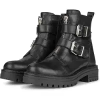 PS Poelman Boots 'Monk' zwart