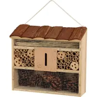 Progarden Insectenhotel met houten dak, 29,5 x 10 x 28,5 cm