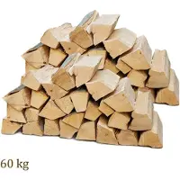 Flameup Brandhout, 60 kg, voor kachels, open haarden, vuurkorven en barbecues, beukenhout, 33 cm,