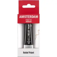 Royal Talens Amsterdam Relief Paint - 20 ml - zwart 700