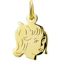 Marie-Celeste Marie Celeste hanger meisje 15 x 11 mm - Goud