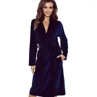 Vivisence Badjas lang '5022' donkerblauw