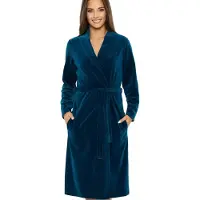 Vivisence Badjas lang '5022' turquoise