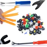 Rosfix Auto Clips Set - 500 Kunststof Clips, 6 Demontagegereedschap - Voor Bekleding en Carrosserie