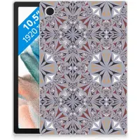 B2Ctelecom Samsung Galaxy Tab A8 2021/2022 Tablet Back Cover Flower Tiles