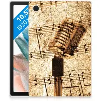 B2Ctelecom Samsung Galaxy Tab A8 2021/2022 Tablet Backcover met foto Bladmuziek