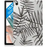 B2Ctelecom Samsung Galaxy Tab A8 2021/2022 Siliconen Hoesje Leaves Grey