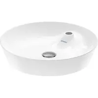 Duravit Cape Cod waskom rond met 1 kraangat zonder overloop Ø48cm wit