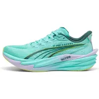 Puma Deviate NITRO 4 HYROX Sneakers Groen Geel AW26 Dames, Maat 41 - EUR