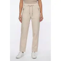 Cecil Dames Slim Legs broek van linnenmix - Beige - XXL