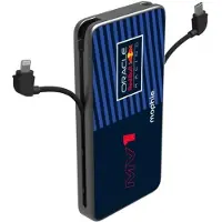 Red Bull Racing Powerstation Plus 10k MV1, 10000 mAh, Power Delivery, Donkerblauw, Turquoise