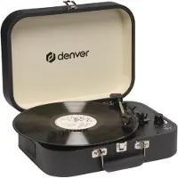 Denver Platenspeler - Ingebouwde Speakers en Versterker - Incl. PC Software - Auto-stop - Retro - VPL130