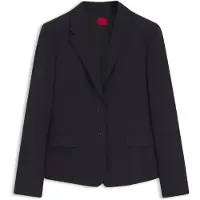 HUGO Regular-fit blazer van stretchmateriaal