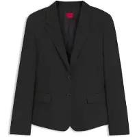 HUGO Regular-fit blazer van stretchmateriaal Maat 38