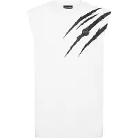 Plein sport Shirt 'Scratch' zwart / wit