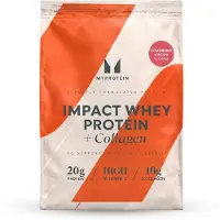 Myprotein Impact Whey Protein + Collagen - 3600 - 150servings - Aardbei Crème