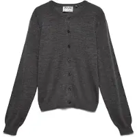Vero Moda Gebreid vest 'AWCara' antraciet