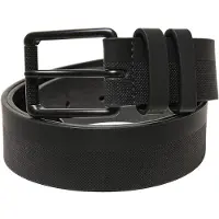 Urban Classics Riem - Immitatieleren basic riem - zwart - Maat S-M